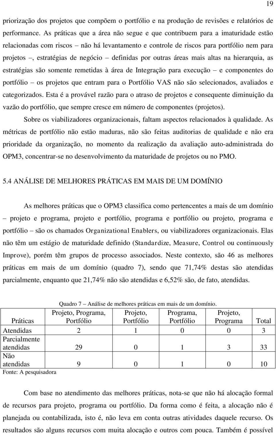 definidas por outras áreas mais altas na hierarquia, as estratégias são somente remetidas à área de Integração para execução e componentes do portfólio os projetos que entram para o Portfólio VAS não