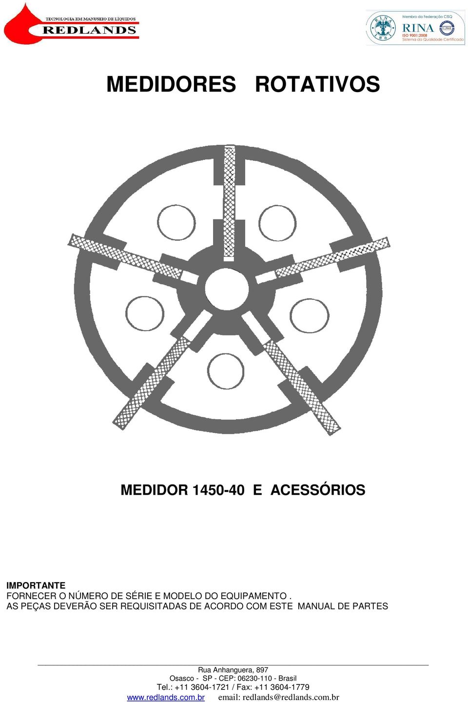 SÉRIE E MODELO DO EQUIPAMENTO.