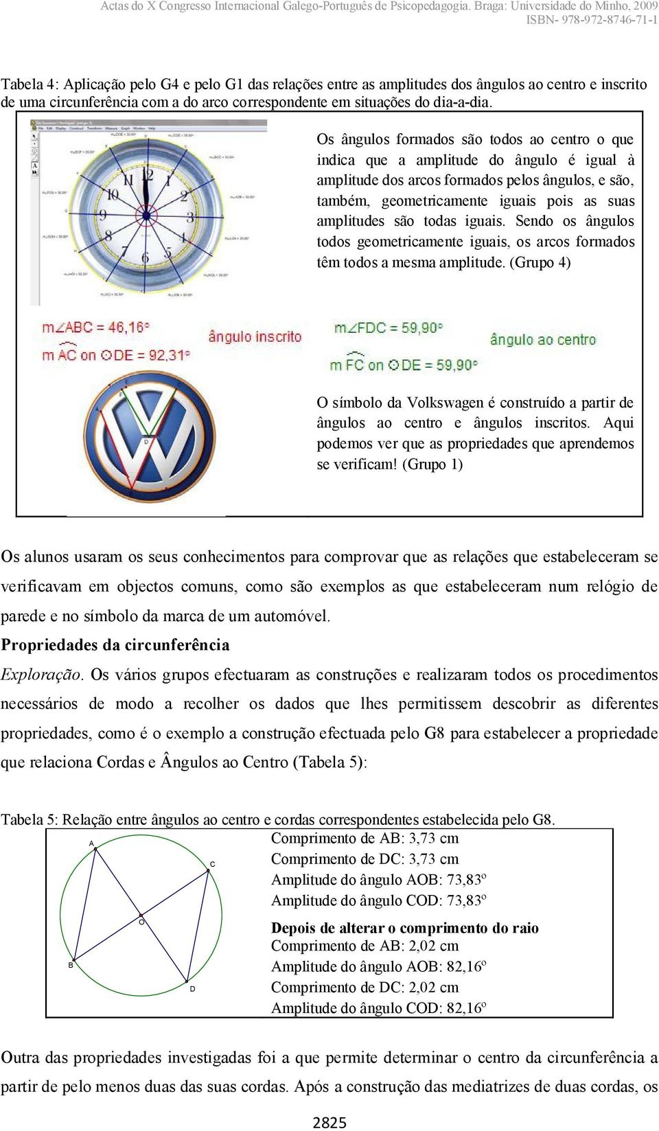 todas iguais. Sendo os ângulos todos geometricamente iguais, os arcos formados têm todos a mesma amplitude.