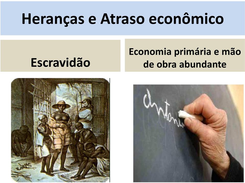 Escravidão Economia