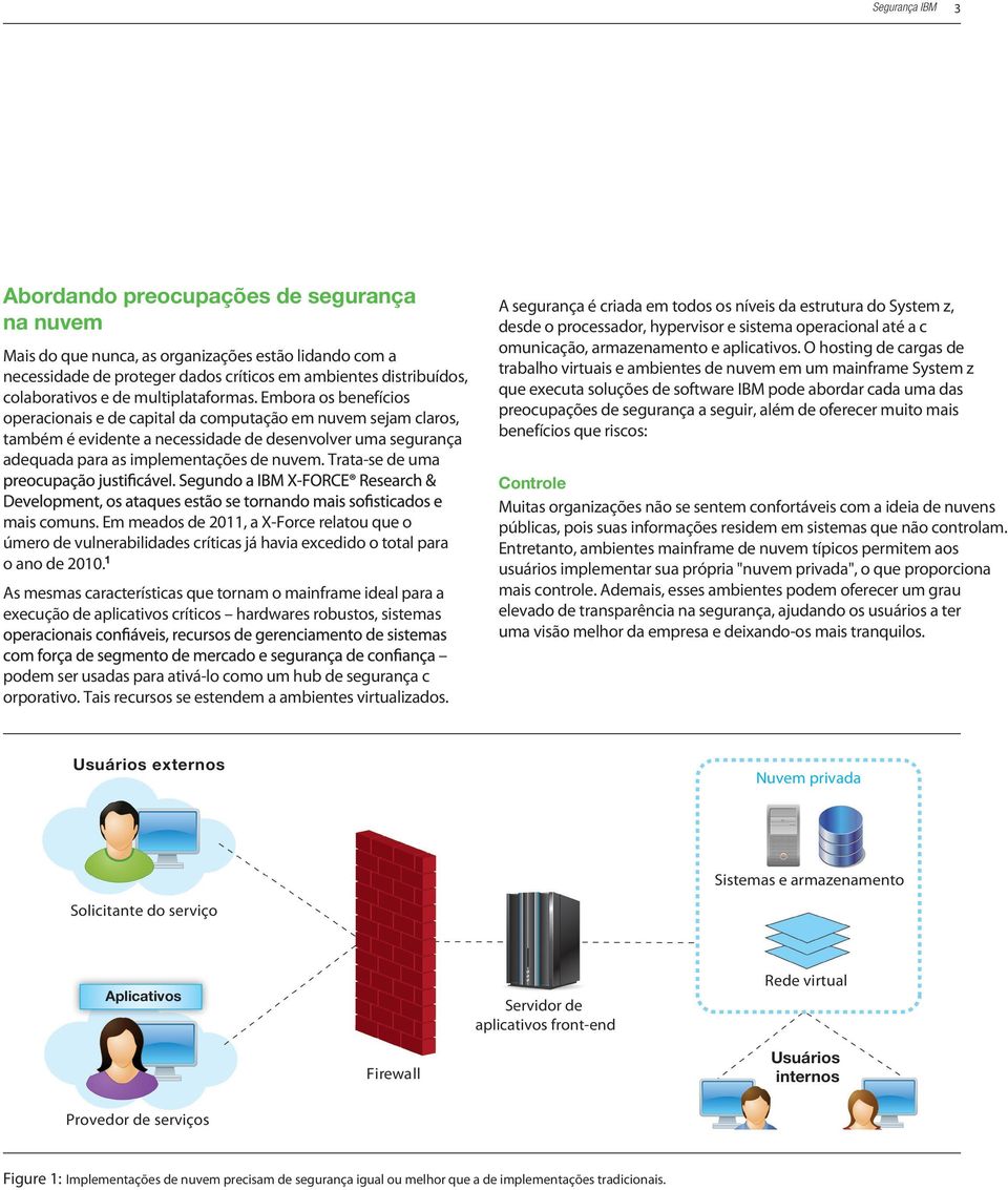 Embora os benefícios operacionais e de capital da computação em nuvem sejam claros, também é evidente a necessidade de desenvolver uma segurança adequada para as implementações de nuvem.