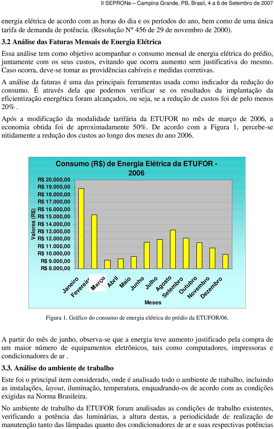 sem justificativa do mesmo. Caso ocorra, deve-se tomar as providências cabíveis e medidas corretivas. A análise da faturas é uma das principais ferramentas usada como indicador da redução do consumo.