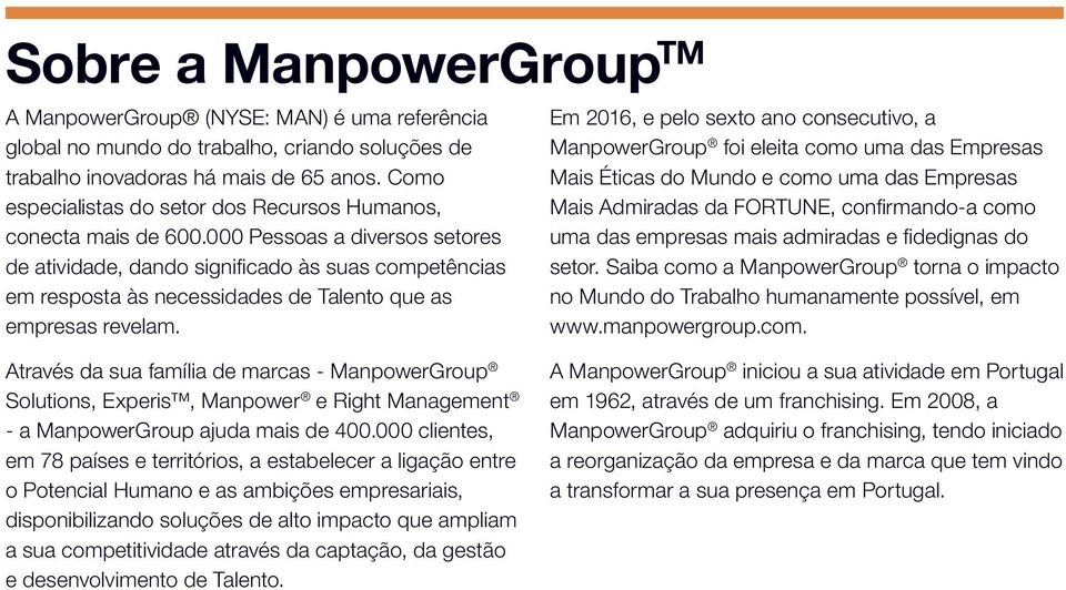 000 Pessoas a diversos setores de atividade, dando significado às suas competências em resposta às necessidades de Talento que as empresas revelam.