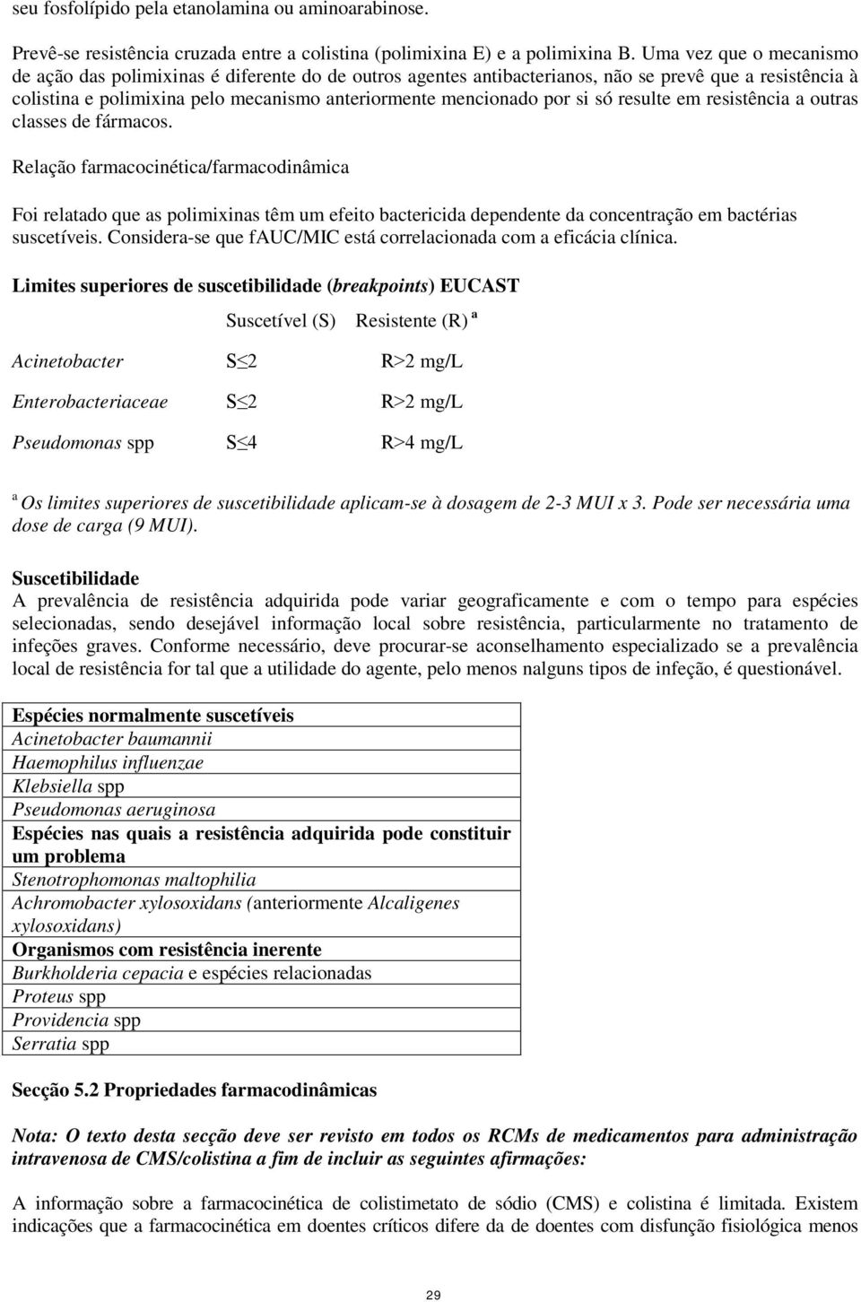 si só resulte em resistência a outras classes de fármacos.