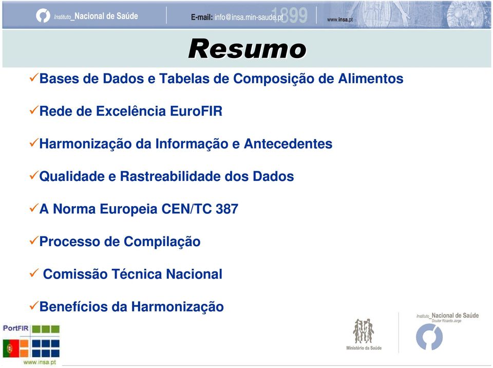 Qualidade e Rastreabilidade dos Dados A Norma Europeia CEN/TC 387