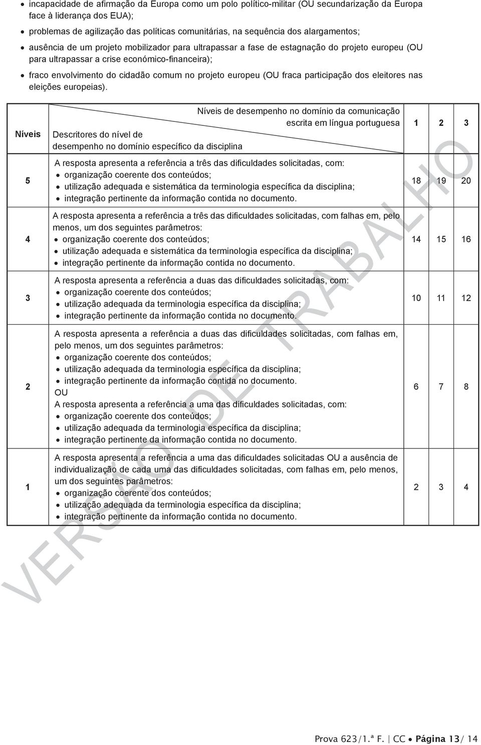 projeto europeu (OU fraca participação dos eleitores nas eleições europeias).