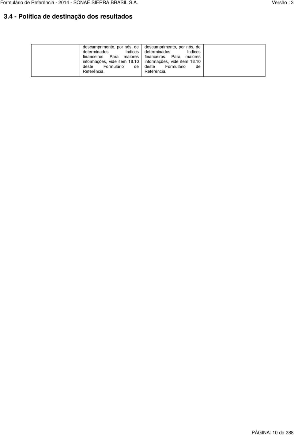 10 deste Formulário de Referência.