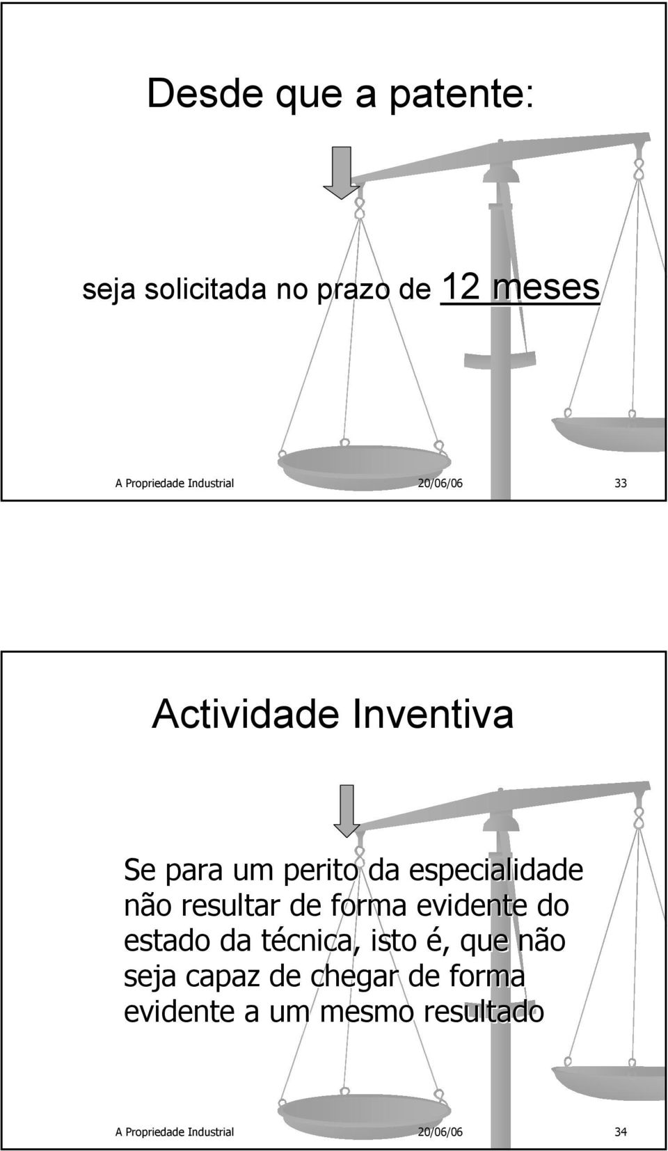 não resultar de forma evidente do estado da técnica, isto é, que não seja