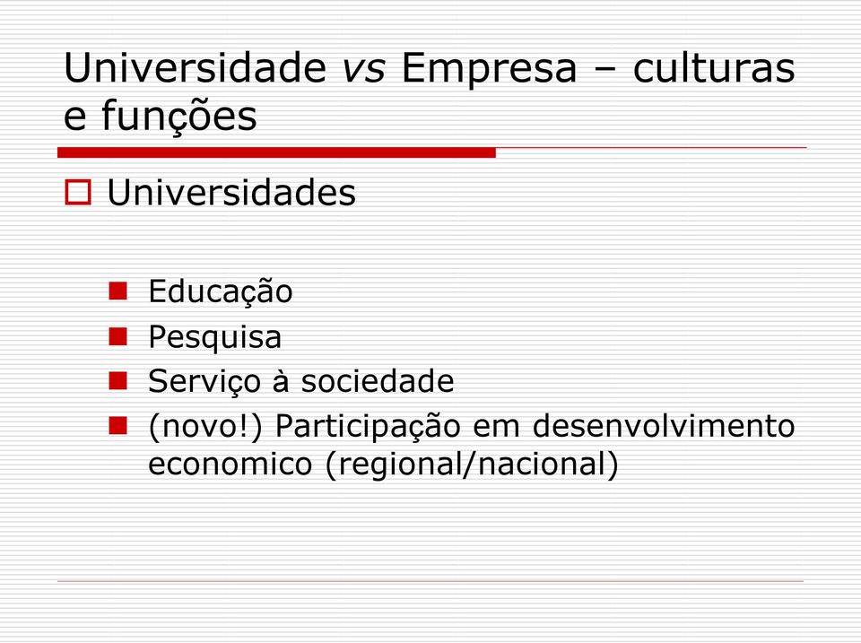 Serviço à sociedade (novo!