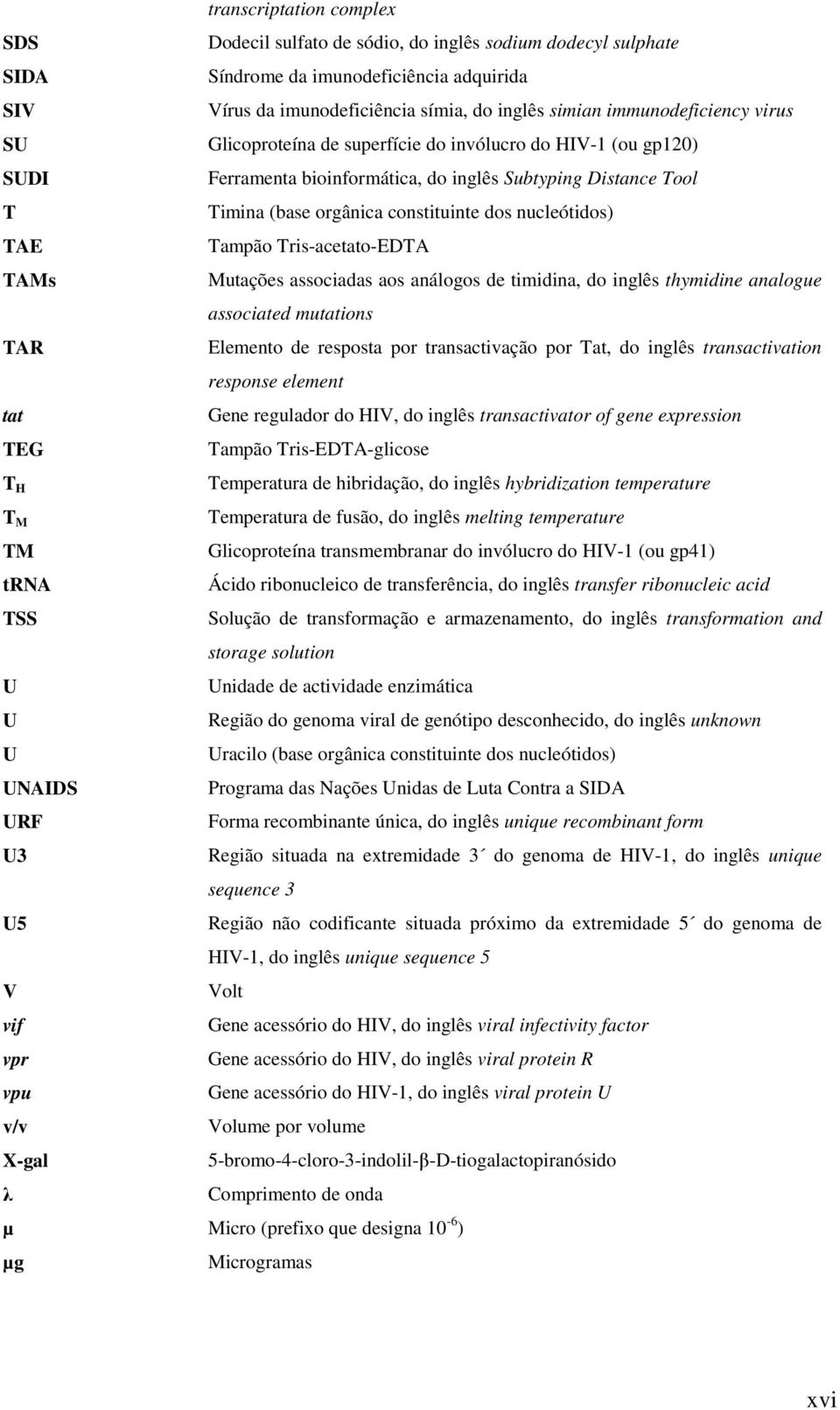 bioinformática, do inglês Subtyping Distance Tool Timina (base orgânica constituinte dos nucleótidos) Tampão Tris-acetato-EDTA Mutações associadas aos análogos de timidina, do inglês thymidine