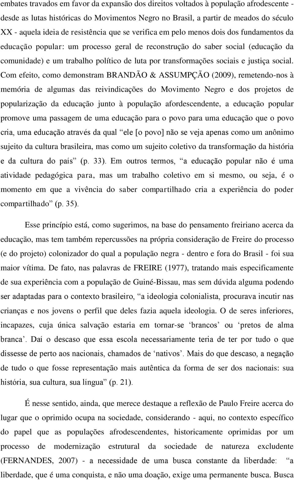 transformações sociais e justiça social.