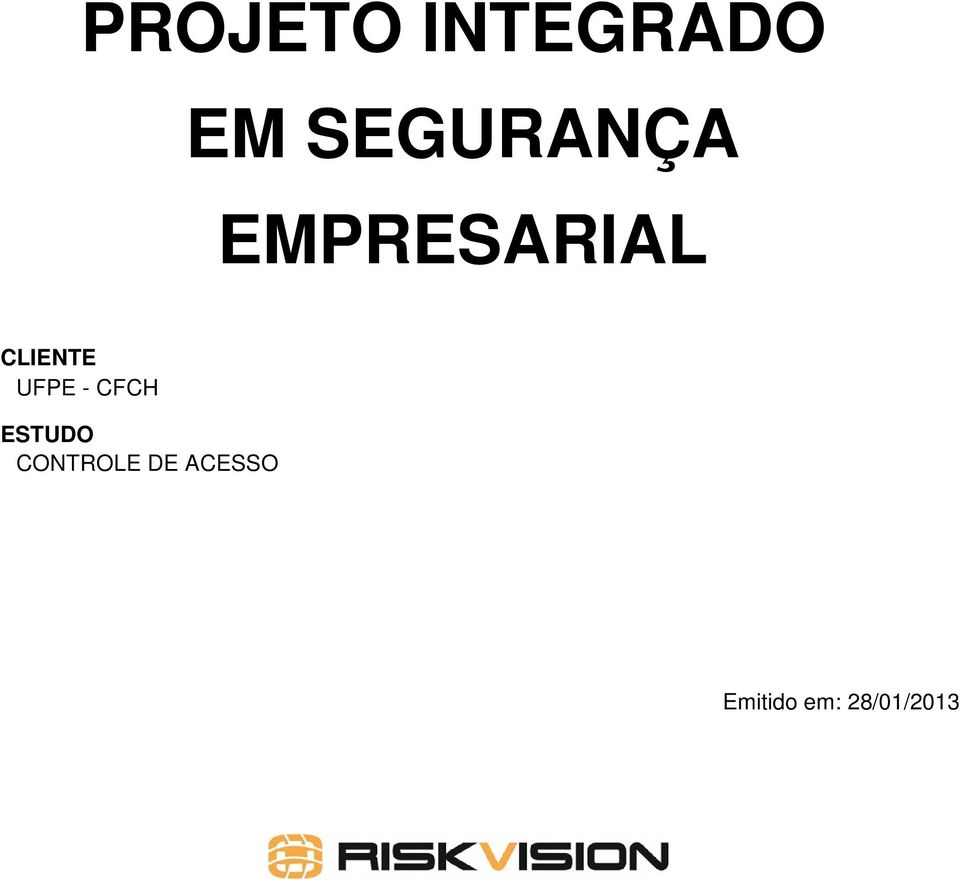 CLIENTE UFPE - CFCH ESTUDO