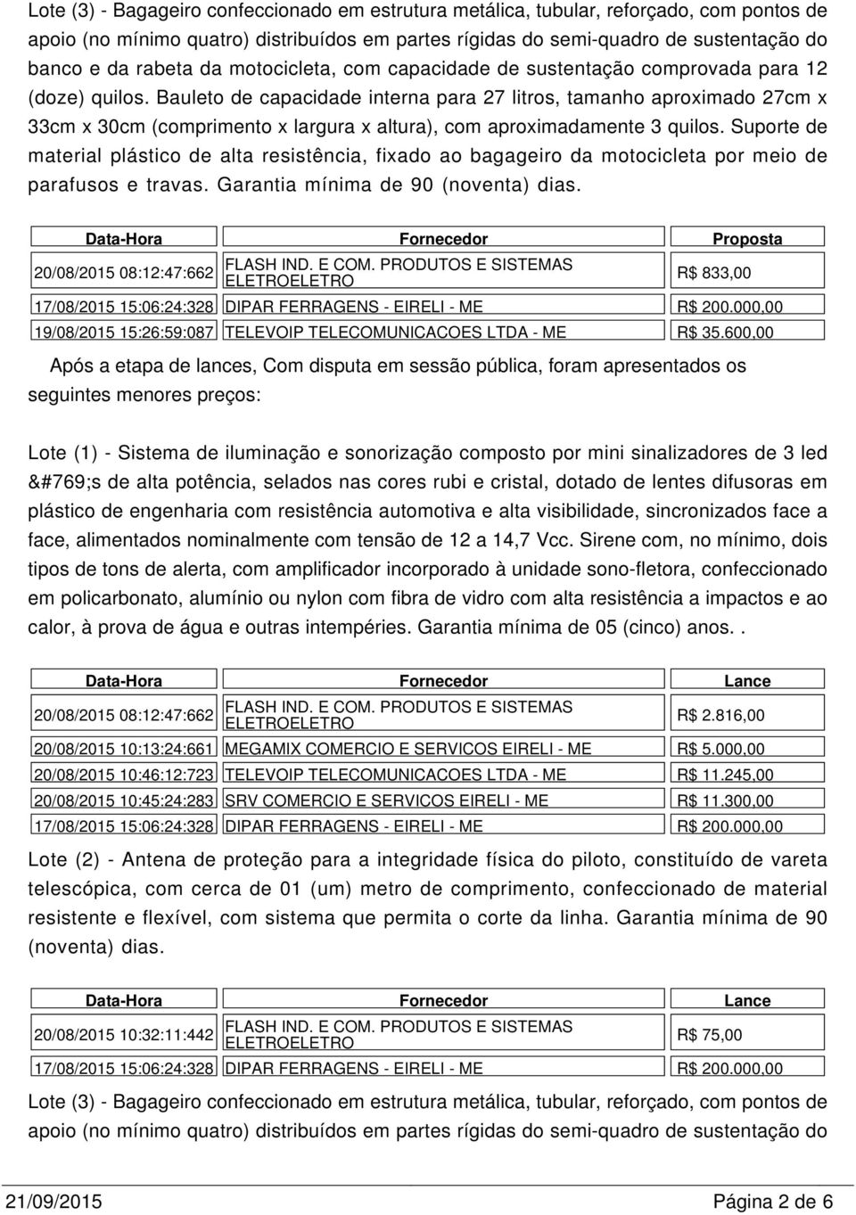 Bauleto de capacidade interna para 27 litros, tamanho aproximado 27cm x 33cm x 30cm (comprimento x largura x altura), com aproximadamente 3 quilos.