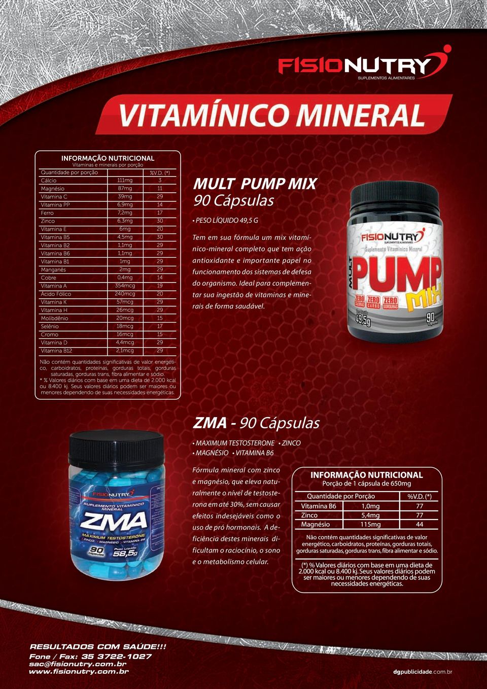 ZMA - 90 Cápsulas MAXIMUM TESTOSTERONE ZINCO MAGNÉSIO VITAMINA B6 Fórmula mineral com zinco e magnésio, que eleva naturalmente o nível de