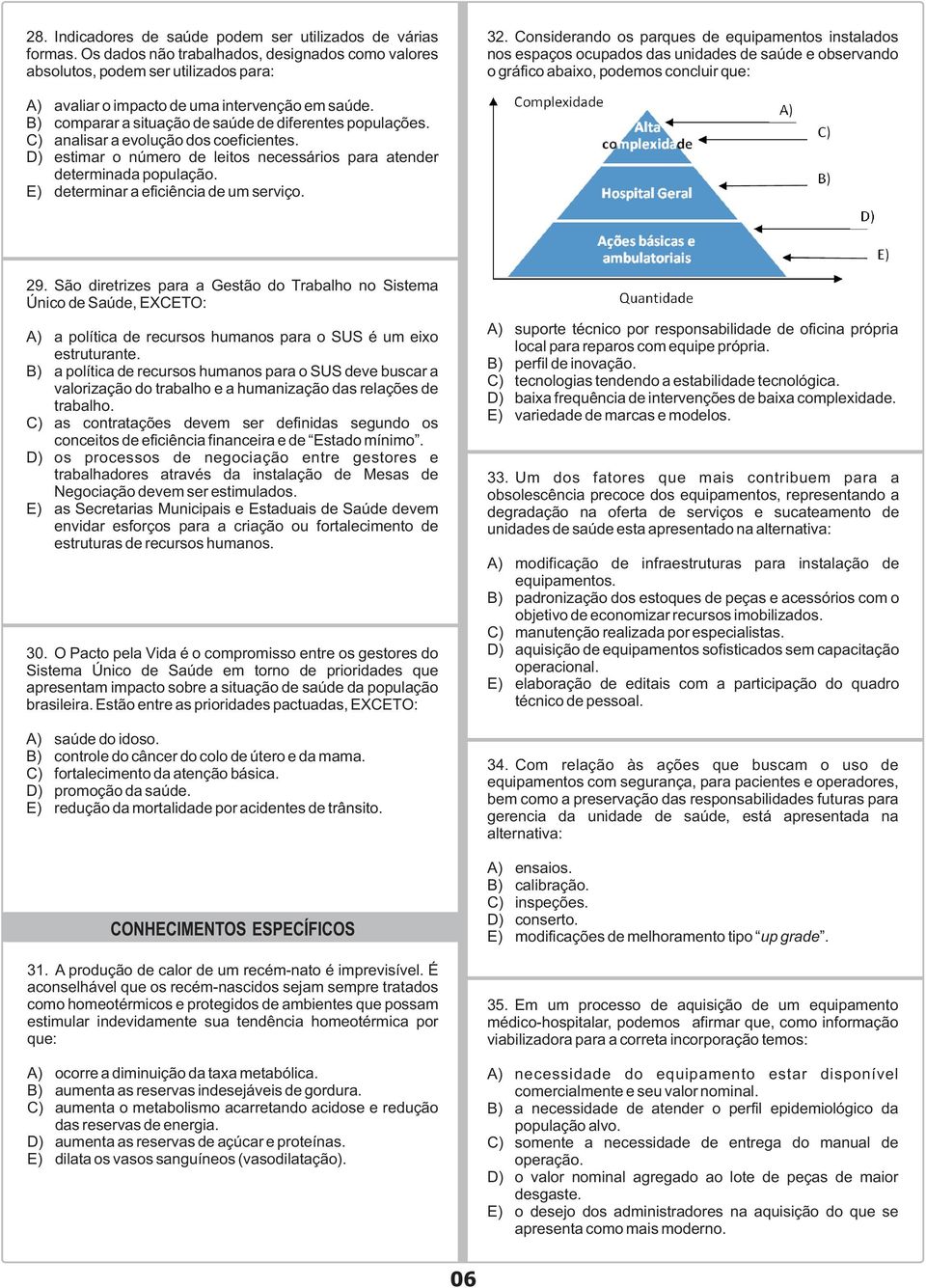 B) comparar a situação de saúde de diferentes populações. C) analisar a evolução dos coeficientes. D) estimar o número de leitos necessários para atender determinada população.