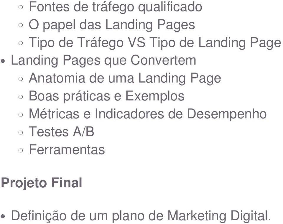 Landing Page Boas práticas e Exemplos Métricas e Indicadores de