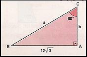 7) No triângulo retângulo determine as medidas x e y indicadas.