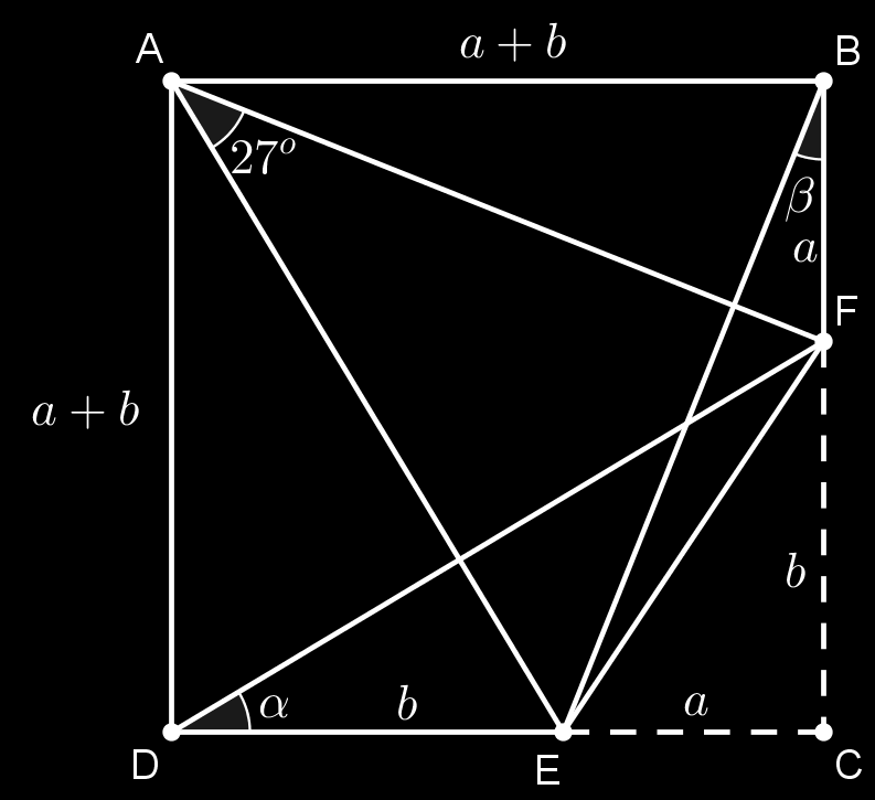 CBD = 2α e, de forma análoga, DEC = 2α. Como CD = DB, então BCD = CBD = 2α e, pelo mesmo motivo, EDC = 2α.