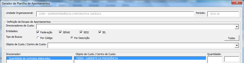 Apresentação da Ferramenta de Apontamento 9) Dê um duplo