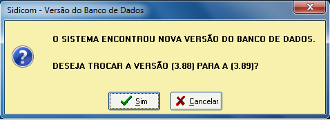 Como efetuar a troca de versão do banco de dados 2.