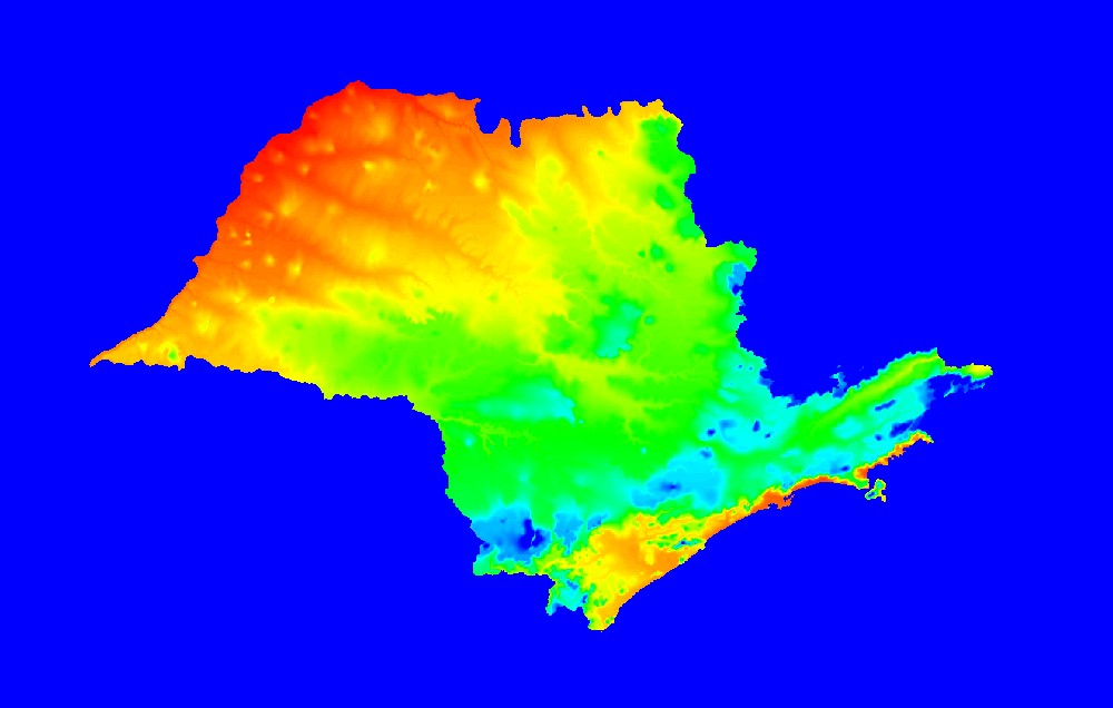 Exemplo de Zoneamento Climático 54 19 53 52 51 50 49 48 47 46 45 44 Temperatura Média Anual 43 19 23 22 21 20 20 Jales 19 Votuporanga 20 18 Franca 17 S.J.R.