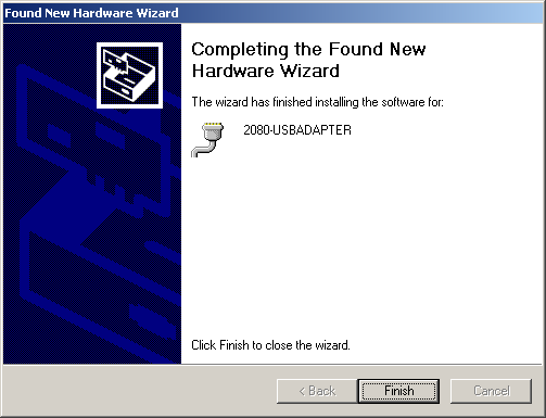 Apêndice C Inícios rápidos 5. Clique em Finish após o assistente de novo hardware concluir a instalação do software. 6. Abra o RSLinx Classic e execute o RSWho clicando no ícone. 7.