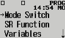 Apêndice C Inícios rápidos Navegue pela tela LCD Tela inicial do Micro810 Aparece brevemente ao ligar o controlador Language Permite que o usuário selecione inglês, chinês, francês, espanhol,