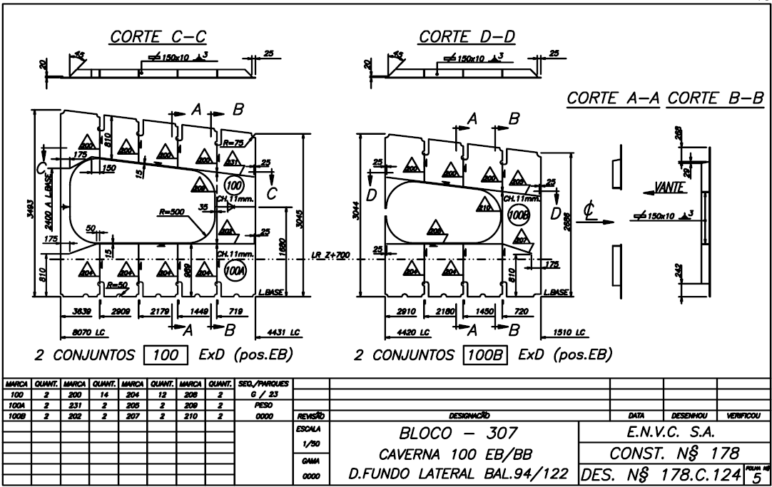 Desenhos de Produção M.