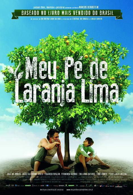 Meu pé de laranja lima Como um projeto intercambiado, propõem-se agora uma outra sessão de cinema. Exiba, aos alunos, o filme: Meu pé de laranja lima.