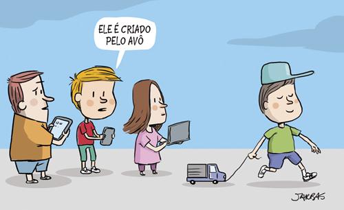 http://www.querodesenho.com/category/charges/page/8/ a- Há humor na tira? Explique.