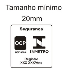 ANEXO B ESPECIFICAÇÃO DE SELO DE IDENTIFICAÇÃO DA CONFORMIDADE 1 Produto ou Serviço com Conformidade Avaliada: Escadas Metálicas 2 Desenho Selo em versão compacta: 3 Condições de Aplicação e Uso do