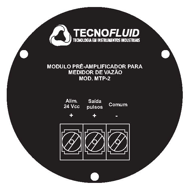 3. LIGAÇÃO ELÉTRICA A conexão elétrica entre o medidor e o equipamento de leitura é feita através de cabo de dois condutores AWG 22 trançado e blindado.