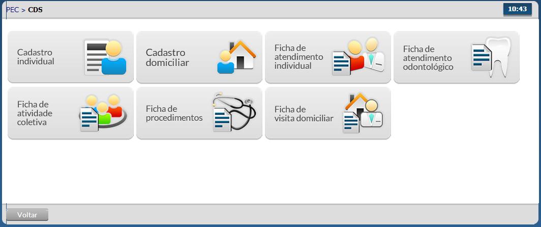 6. PREENCHIMENTO DA FICHA DE ATENDIMENTO ODONTOLÓGICO Acesse o sistema com o perfil Odontólogo. Clique na opção CDS no menu principal. o A versão 1.