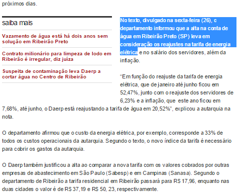 DAERP-Ribeirão Preto- junho FONTE: http://g1.globo.