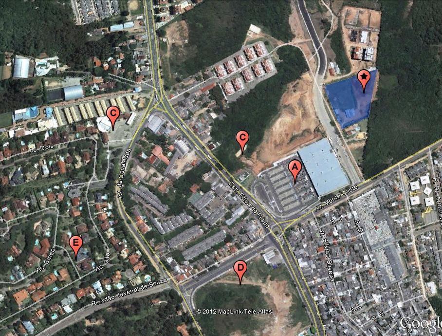 Localização Porto Alegre / RS PARQUE MARINHA DO BRASIL HOSPITAL MÃE DE DEUS PUCRS BARRA SHOPPING RITTER DOS REIS ZAFFARI