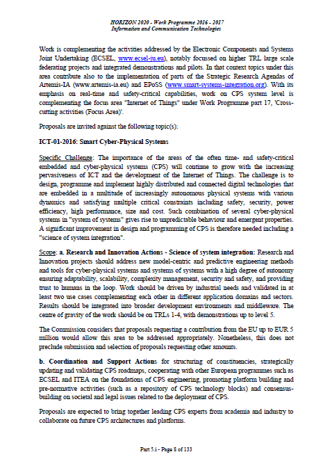 Enquadramento das Oportunidades no H2020