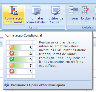 Formatação Condicional Altera a