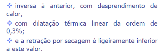 Hidratação: O gesso anidro em