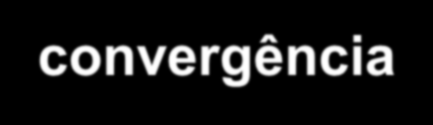 CONVERGÊNCIA (VERGÊNCIA) A convergência (C) de uma lente é definida como o inverso da distância focal (f), em metros, e aresenta o mesmo sinal da distância focal.