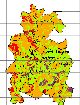 000 Norte do MT 920 2.300 Nordeste do MT 1.400 1.800 Norte de GO 500 1.600 Oeste da BA 630 1.000 Sul do PA 660 1.