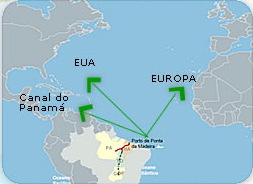 232 km de São Luís/MA) Porto de Itaqui A Vale opera desde o início da década de 90 o trecho de 200 km entre Açailândia e Porto Franco, construídos pela Valec