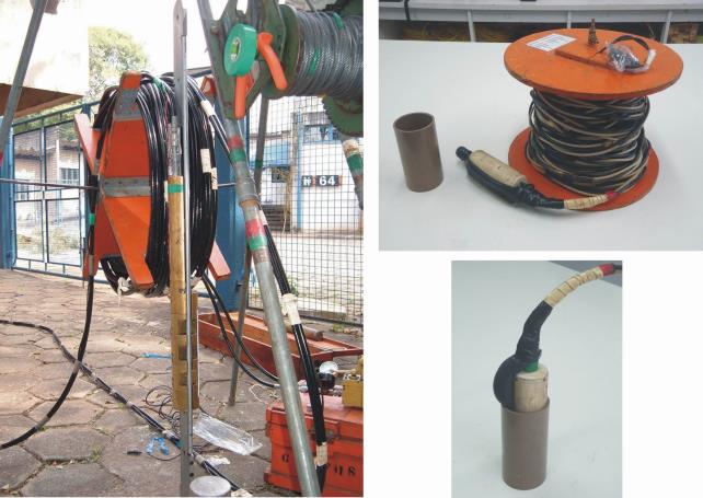 GANDOLFO, O.C.B., PENNA, A.S.D, PENNA, F.D. 3 As medidas com o ensaio SDMT foram obtidas em intervalos de 0,5m, desde a superfície do terreno até a profundidade na qual o sistema de cravação