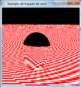 Implementação em OpenGL Em anexo, há um programa com a implementação do traçado de raios em OpenGL.