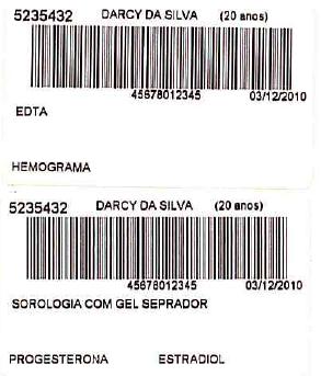 Identificação do paciente Intra-Laboratório Recepção Documento oficial (identificação) Pulseira / Leito Os Laboratórios Clínicos devem solicitar ao paciente