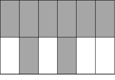 163 Atividade de Matemática Equivalências de frações Profª Valéria Lessa Nome: Data: 1) Agrupe as figuras que representam frações equivalentes dentro das caixas, através de suas letras.