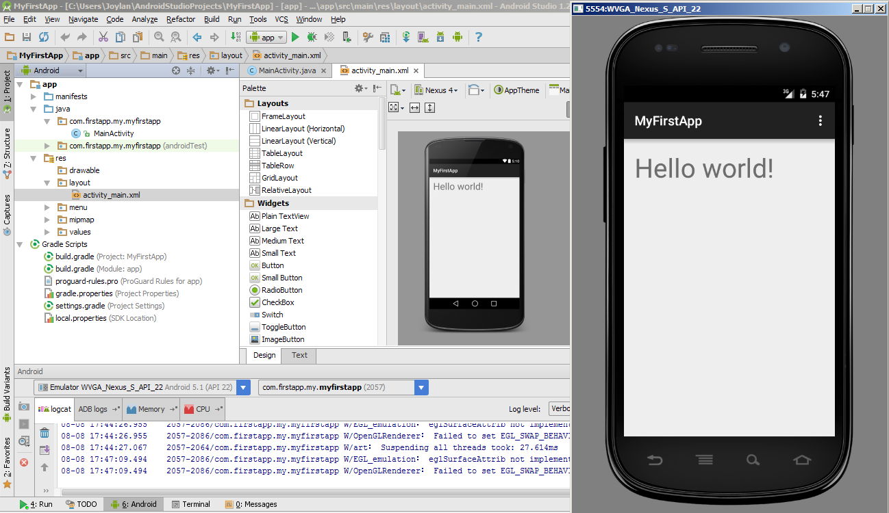 Android Studio: etapa 7.