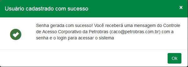 Após preencher todos os dados, clique no botão Enviar.