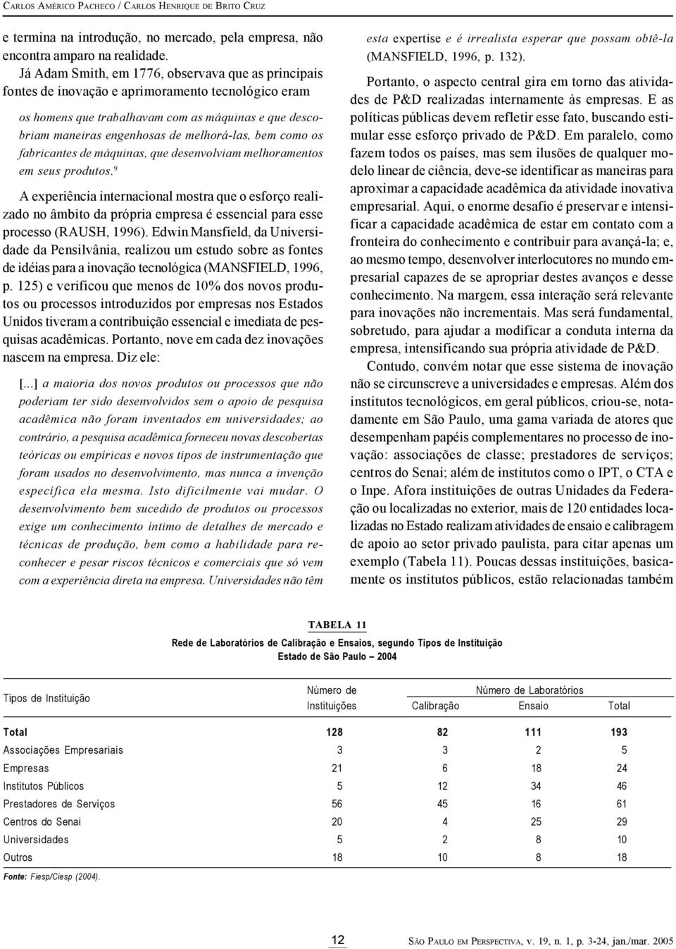 bem como os fabricantes de máquinas, que desenvolviam melhoramentos em seus produtos.