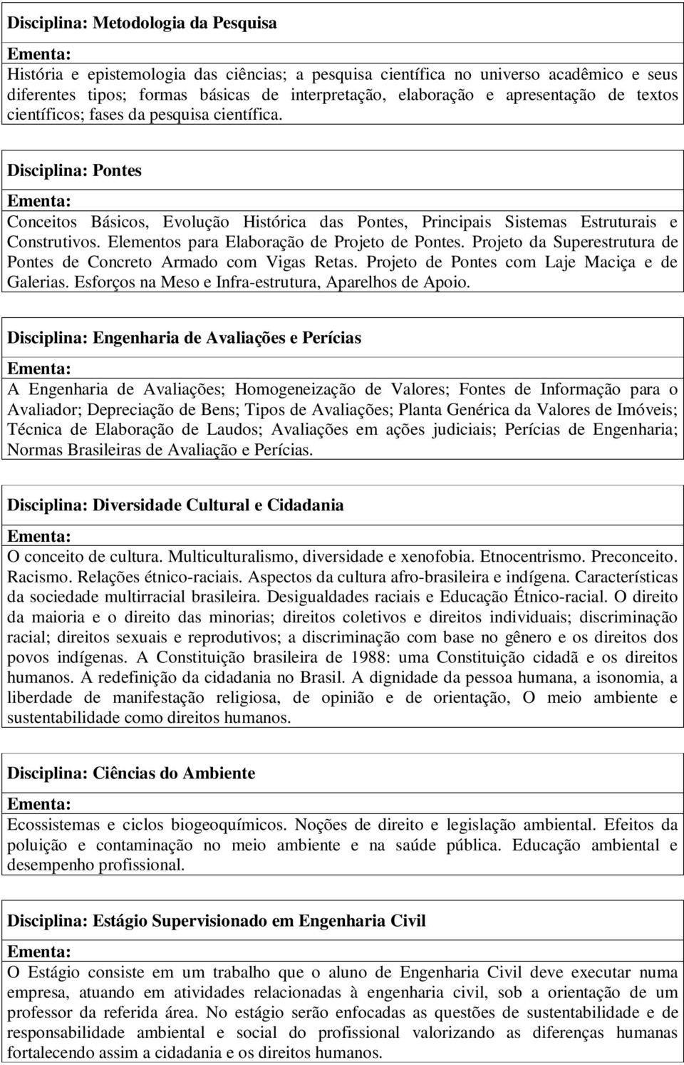 Elementos para Elaboração de Projeto de Pontes. Projeto da Superestrutura de Pontes de Concreto Armado com Vigas Retas. Projeto de Pontes com Laje Maciça e de Galerias.