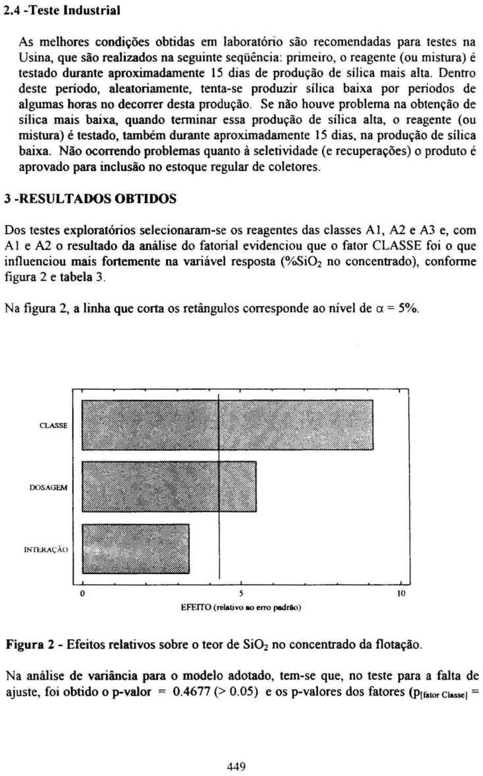 Se nã huve prblema na btençã de sílica mais baixa, quand tenninar essa prduçã de sílica alta, reagente (u mistura) é testad, também durante aprximadamente 15 dias, na prduçã de sílica baixa.